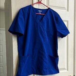 Blue Scrub Top
